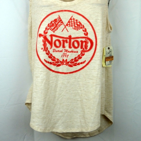 Lucky Brand Women's Tank top Norton Motorcycles - Picture 6 of 7